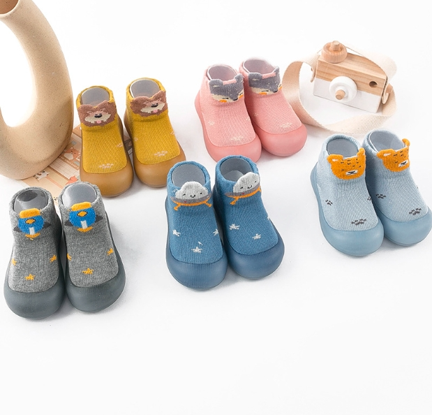 New Baby Toddler Sock Shoes Soft Silicone Sole Shoes Breathable Baby Shoes