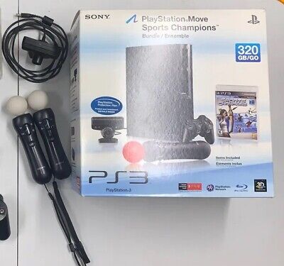 Sony PlayStation 3 Slim Move Bundle 320GB Complete With Box