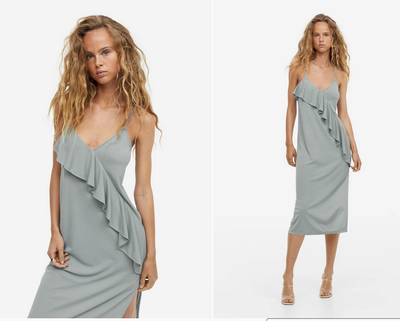 Slip dress hotsell h and m