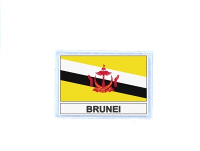 On Glue Flag Country Bru Brunei