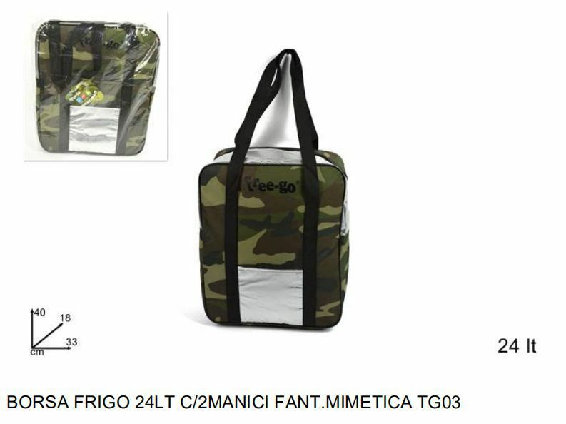 Borsa Termica 24 LT Con Manici Frigo Militare Mare Campeggio Picnic idea