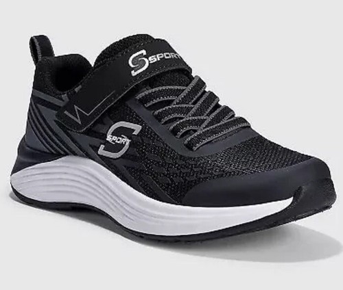 ll_23ページ✨️BLACK/S S Sport By Skechers Kids' Spencer Sneakers - Black 4 | eBay
