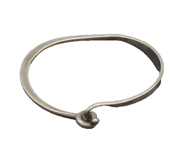 PLUNKETT 925 Sterling Silver Vintage Tied Knot Bangle PLUNKETT 925 Sterling Silver Vintage Tied Knot Bangle