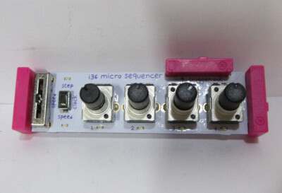 1 NEW  LITTLEBITS ELECTRONICS i36 micro sequencer
