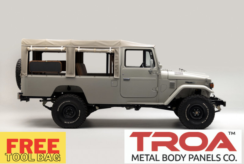 Kit Fj45 Troopy Soft Top + Frame. Free Tool Bag