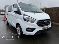 2022 Ford Transit Custom 2.0 EcoBlue 130ps Low Roof D/Cab Limited Van PANEL VAN 