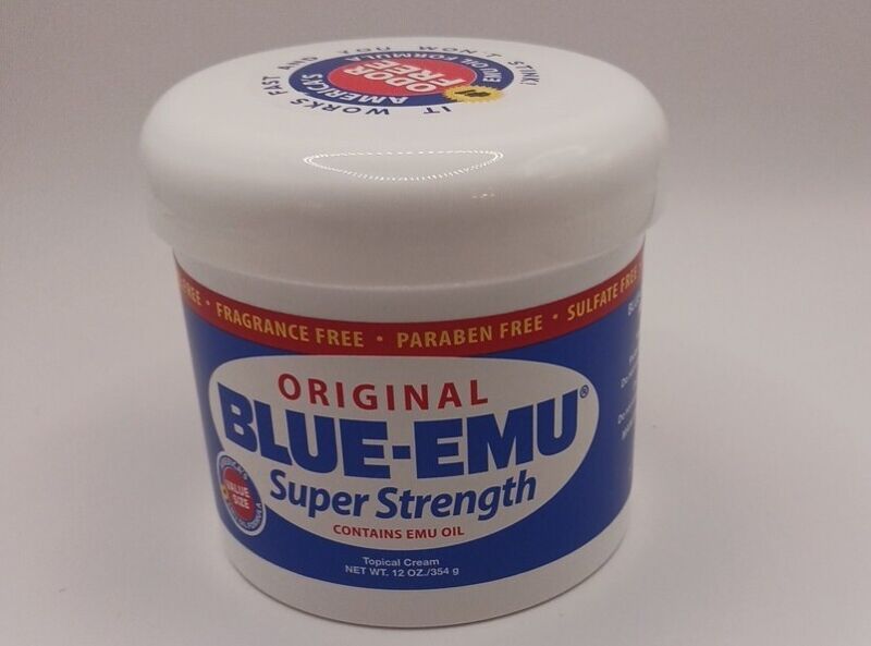 Blue Emu Original Super Strength Cream 12 Oz  Odor Free Exp 10/26