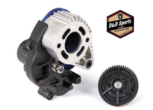 S Traxxas 7095 - Transmission, complete (fits 1/16-scale