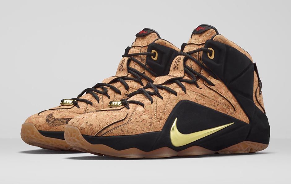 Nike LeBron 12 XII EXT King's Cork Size 8.5 768829-100 kyrie