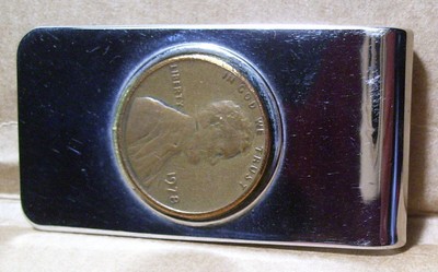 1978 Lincoln Penny Small Money Clip
