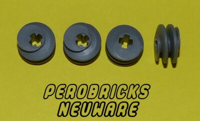 Lego Technic Technik 4 x Zahnrad Gewinde Schnecke L1 dunkelgrau #27938 NEUWARE