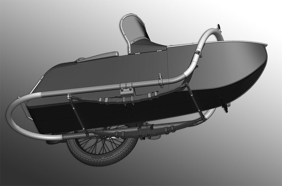 1/9 Brough Superior AGS Sidecar 1937 free shipping!!!!! Model Factory Hiro
