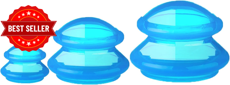 3Pcs Cupping Therapy Set-Professional Silicone Cupping, Suitable for Facial Body