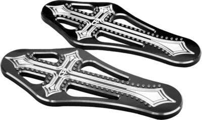 PREC. BILLET FLOORBOARDS DARKSIDE (BLACK) PART# DRK-410-ALL-BLK
