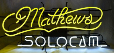 20''x8'' Mathews Logo Light Neon Sign Lamp Visual Collection Bar Beer Decor L