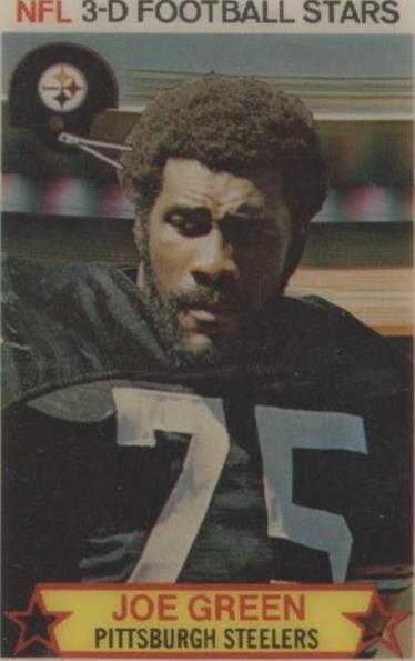1980 Stop 'n Go NFL 3-D Football Stars Joe Greene #25