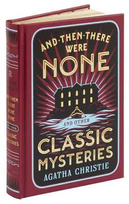 AND THEN THERE WERE NONE & CLASSIC MYSTERIES Agatha Christie Bonded Leather NEW