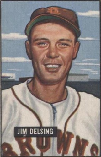 1951 Bowman - Jim Delsing #279