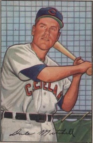 1952 Bowman - Dale Mitchell #239