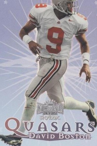 1999 Skybox Metal Universe David Boston #7 Q