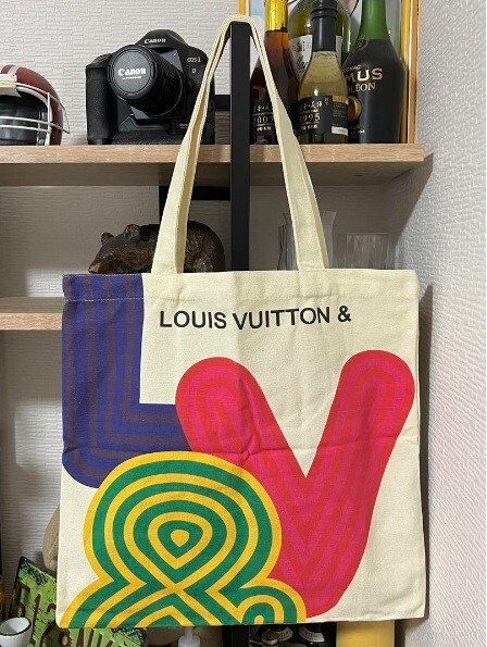 Louis Vuitton Novelty Canvas Eco Tote Bag Shinsen Exhibition