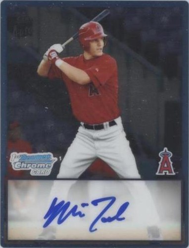 2009 BOWMAN CHROME DRAFT PROSPECTS MIKE TROUT ROOKIE RC BGS 8.5