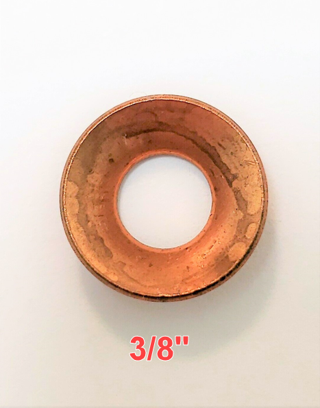 Copper FLARE Fitting GASKETS 45° FLARE: 3/16"; 1/4"; 3/8";  1/2"; & 5/8" *USA