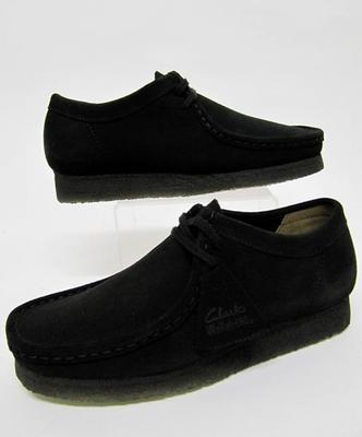 靴 Clarks WallabeeGTX Black Suede UK8/26cm Clarks Wallabee Gore-Tex Vibram Black 26179251 | FOOTDISTRICT
