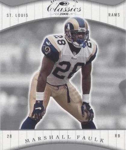 2001 Donruss Classics Marshall Faulk #85