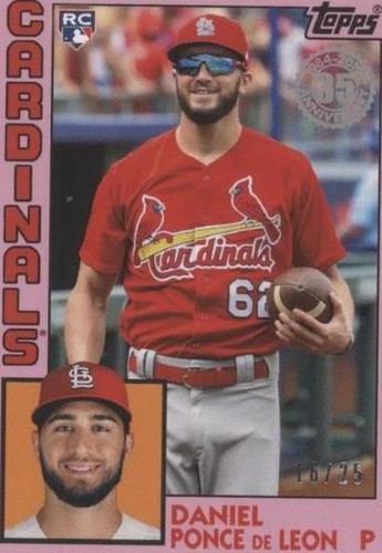 2019 Topps Mini - Daniel Poncedeleon #84R-DP