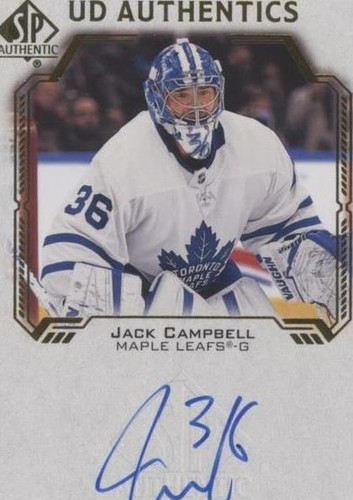 2021-22 SP Authentic - Jack Campbell #UDA-JC