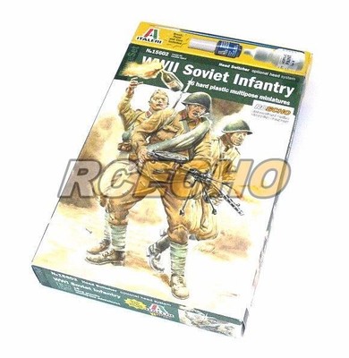 ITALERI Military Model 1/56 WWII Soviet Infantry Scale Hobby 15602 TA021