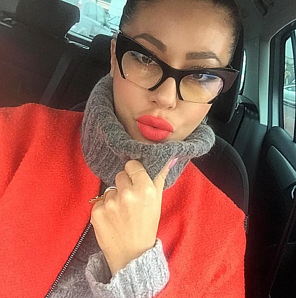 Eyeglasses Cat Eye Demi "Rasoir" Glasses razor cut off lens Shadz GAFAS shaved 