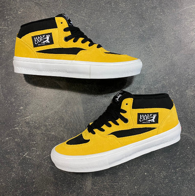 VANS x Bruce Lee Skate Half Cab Black/Yellow Shoe US Men's Size 11.5 VN0A5FCDY23