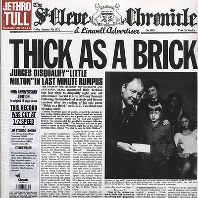 Jethro Tull Thick As a Brick ( 50th Anniversary Edition.) ( Half Speed Master)