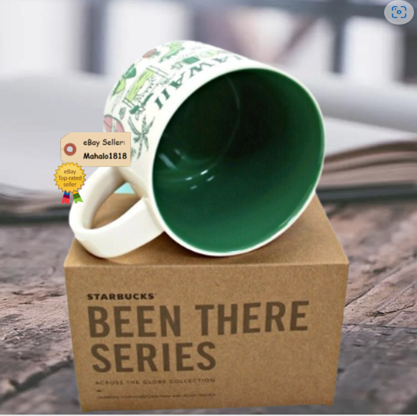 🌺 Starbucks Hawaii Mug Bundle Been There Collection Hawaii License Plate Mug