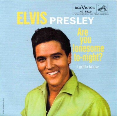 Elvis Presley - 7''-Are You Lonesome To-night?/I Gotta Know 180g Red Vinyl (New)