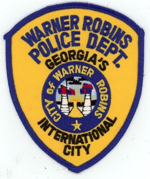 GEORGIA GA WARNER ROBBINS POLICE NICE SHOULDER PATCH SHERIFF