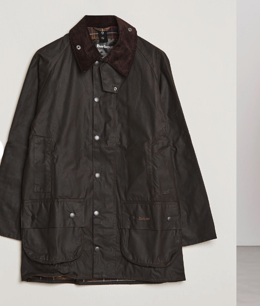 Pre-owned Barbour Beaufort Waxed Jacket In Sage Msrp$495 Rugged & Sophisticated U.k. Made