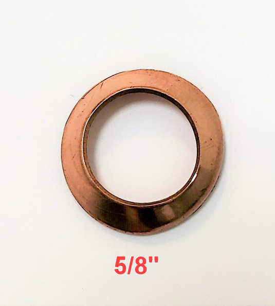 Copper FLARE Fitting GASKETS 45° FLARE: 3/16"; 1/4"; 3/8";  1/2"; & 5/8" *USA