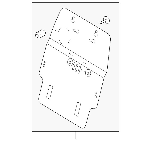 Genuine Ford Back Panel AE9Z-7440300-A