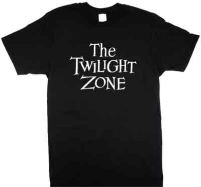 Twilight Zone T Shirt, Horror Movie TV Rod Serling 1959 Retro Logo New S-5XL