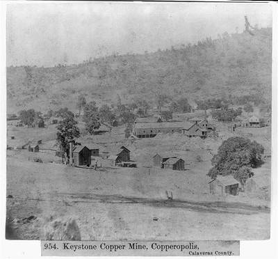 Keystone Copper Mine,Copperopolis,Calaveras County,California,CA,1866