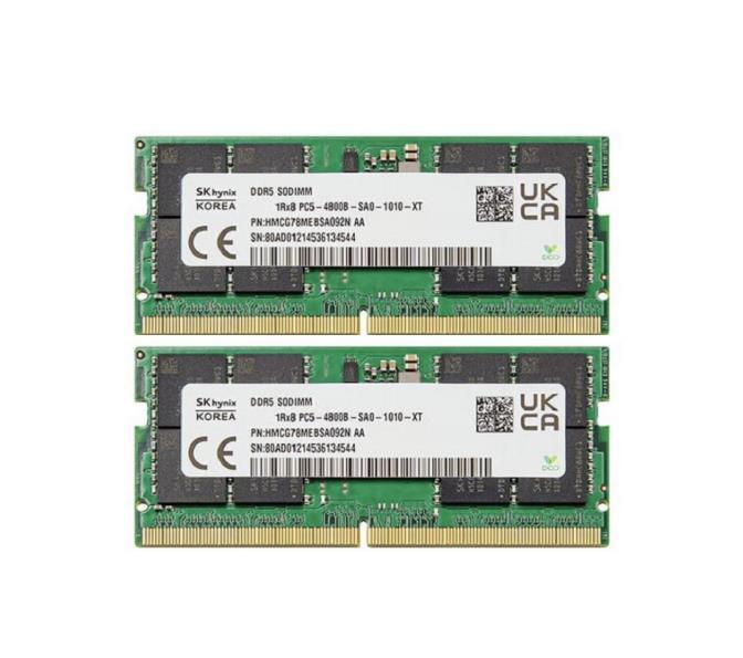 Sk Hynix DDR5 4800 32GB (16×2) SK hynix 32GB(16*2) DDR5 4800MHz PC5-38400 SODIMM Laptop RAM 1Rx8