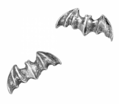 Bat Studs, Earrings, Gothic, Night Creatures, Nocturnal Gift, Alchemy England