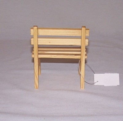 MINIATURE WOODEN CHAIR DESIGNED FOR SHELF SITTERS BY RUSS