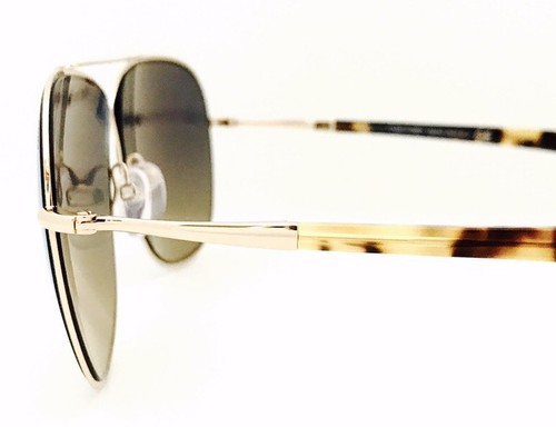 Pre-owned Tom Ford Sunglasses April Tf 393 28x Rose Gold 61•10•145 With Original Case In Blue Mirrored