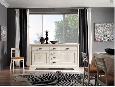 CREDENZA CLASSICA SOGGIORNO SALOTTO  BIANCA / BIANCO IN VARI COLORI