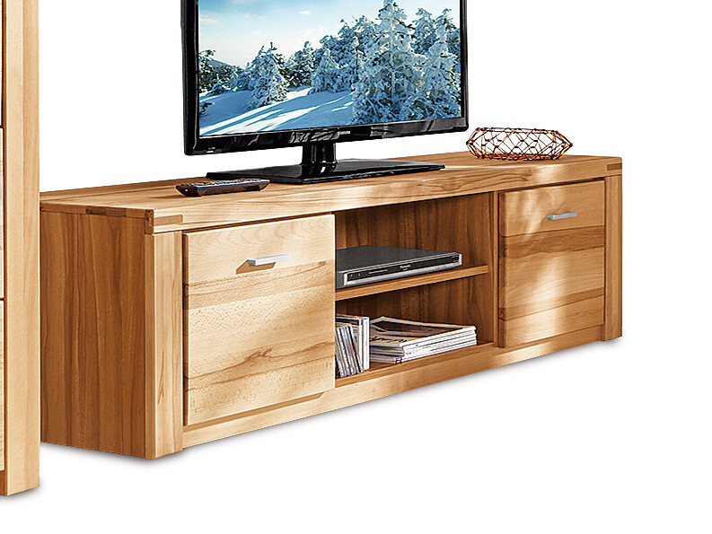 Tv-Kommode Tabea Tv Lowboard In Kernbuche GeÃ¶Lt Teilmassiv  Breite 170cm