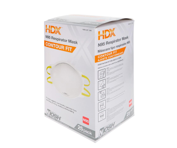 ronco n95 mask particulate respirator 20 masks/box ronco n95 mask particulate respirator 20 masks/box